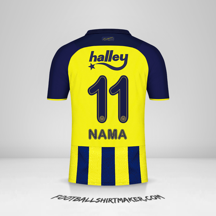 Jersey Fenerbahce SK 2021/2022 -  nama - 11