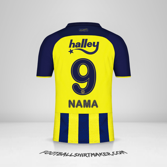 Jersey Fenerbahce SK 2021/2022 -  nama - 9