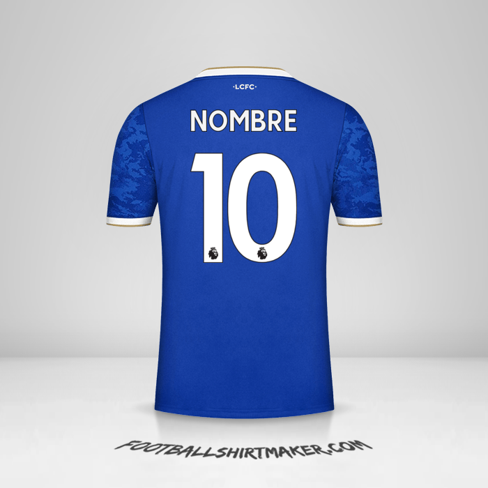 Camiseta Leicester City FC 2021/2022 -  nombre - 10