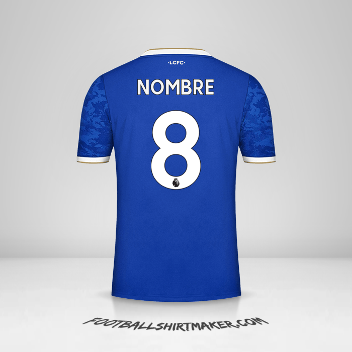 Camiseta Leicester City FC 2021/2022 -  nombre - 8