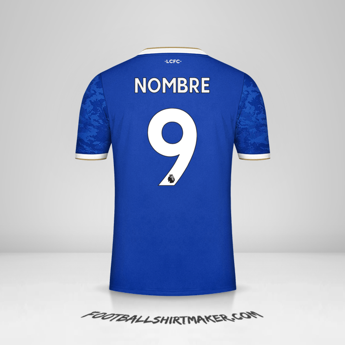 Jersey Leicester City FC 2021/2022 -  nombre - 9