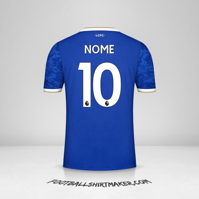 Maglia Leicester City FC 2021/2022 -  nome - 10