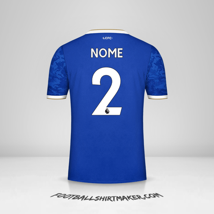Maglia Leicester City FC 2021/2022 -  nome - 2