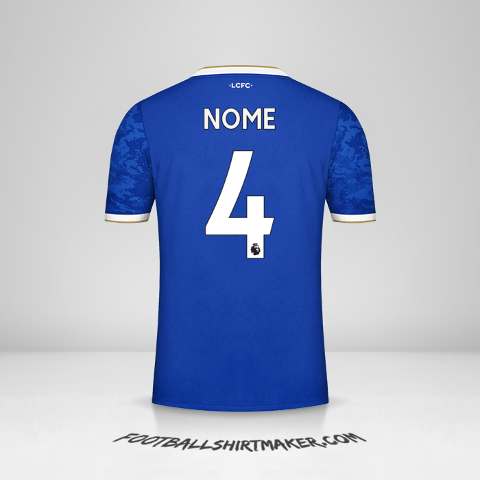 Camisa Leicester City FC 2021/2022 -  nome - 4