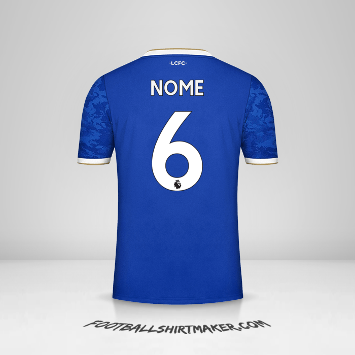 Maglia Leicester City FC 2021/2022 -  nome - 6