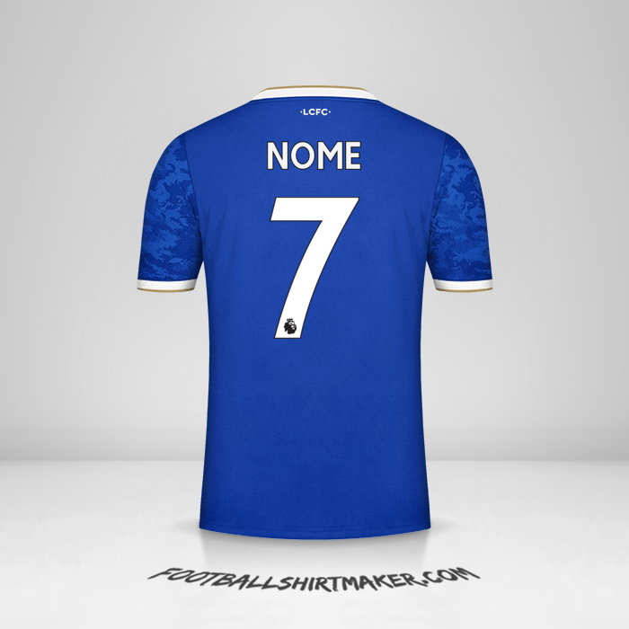 Maglia Leicester City FC 2021/2022 -  nome - 7