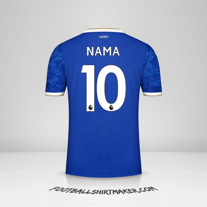 Jersey Leicester City FC 2021/2022 -  nama - 10