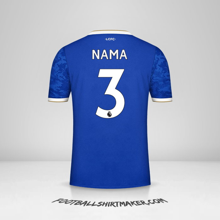Jersey Leicester City FC 2021/2022 -  nama - 3