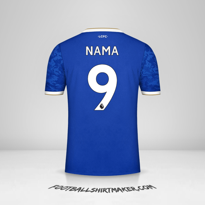 Jersey Leicester City FC 2021/2022 -  nama - 9