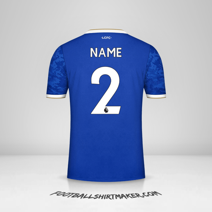 Jersey Leicester City FC 2021/2022 -  name - 2