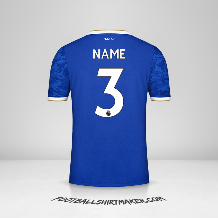 Trikot Leicester City FC 2021/2022 -  name - 3