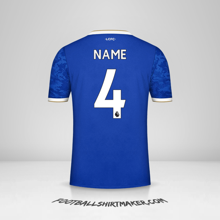 Trikot Leicester City FC 2021/2022 -  name - 4