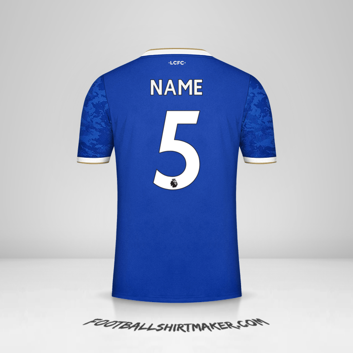 Jersey Leicester City FC 2021/2022 -  name - 5
