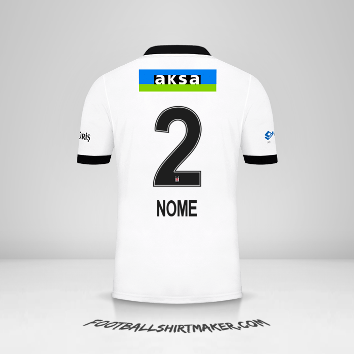 Camisola Besiktas JK 2021/2022 -  nome - 2