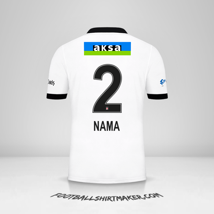 Jersey Besiktas JK 2021/2022 -  nama - 2