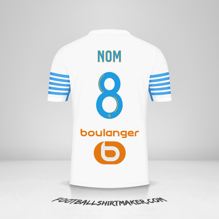 Maillot Olympique de Marseille 2021/2022 -  nom - 8