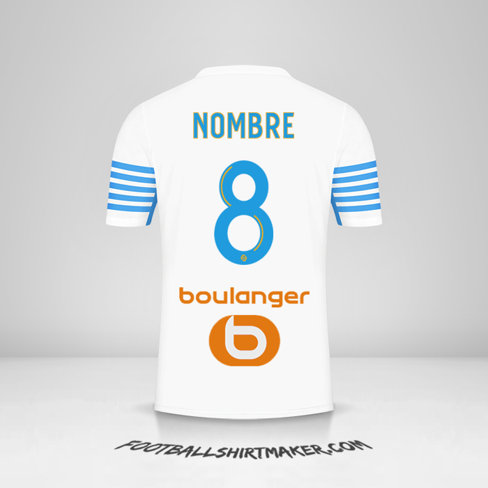Camiseta Olympique de Marseille 2021/2022 -  nombre - 8