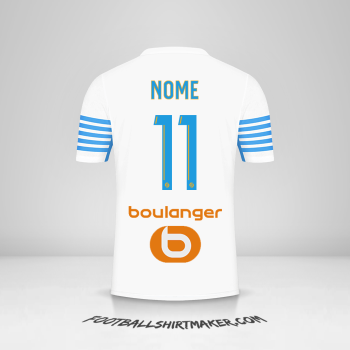 Camisa Olympique de Marseille 2021/2022 -  nome - 11