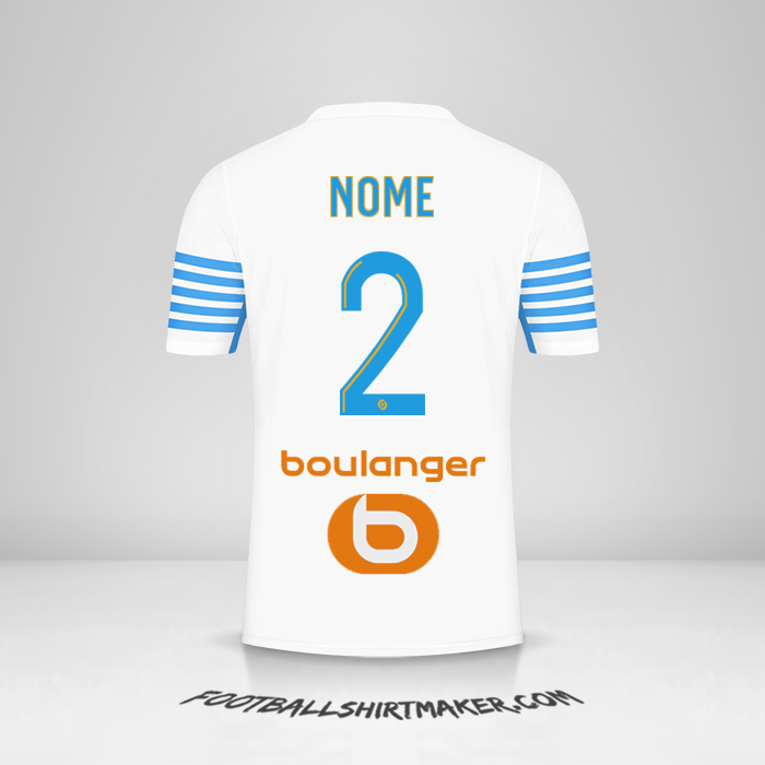 Maglia Olympique de Marseille 2021/2022 -  nome - 2