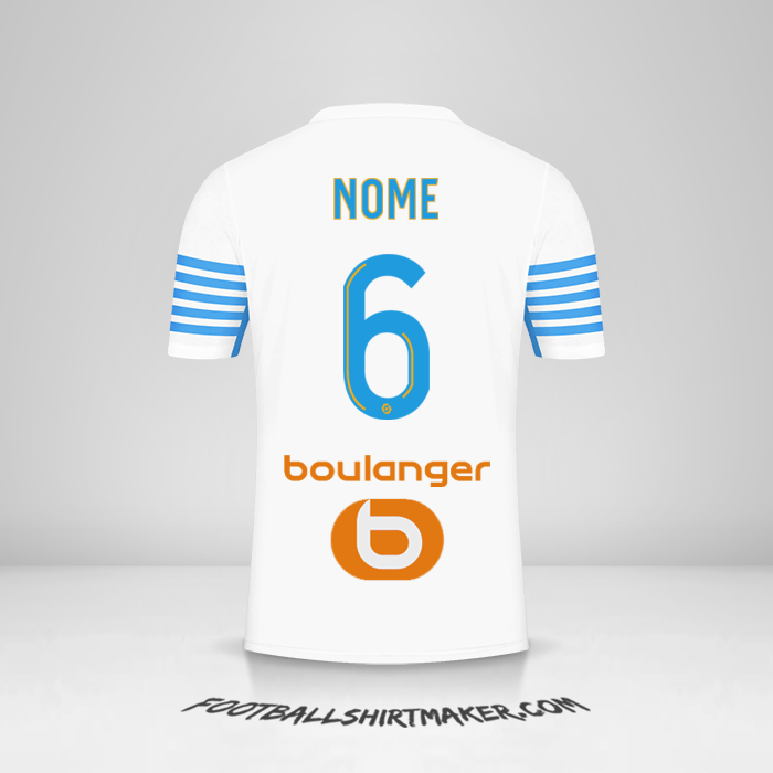 Maglia Olympique de Marseille 2021/2022 -  nome - 6