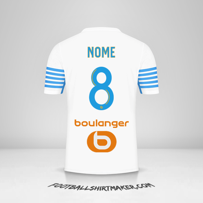 Camisa Olympique de Marseille 2021/2022 -  nome - 8