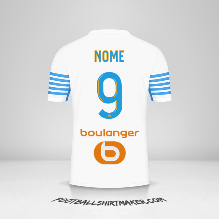 Camisa Olympique de Marseille 2021/2022 -  nome - 9
