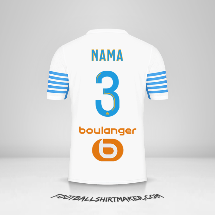 Jersey Olympique de Marseille 2021/2022 -  nama - 3