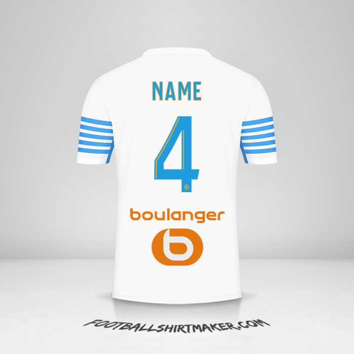 Trikot Olympique de Marseille 2021/2022 -  name - 4
