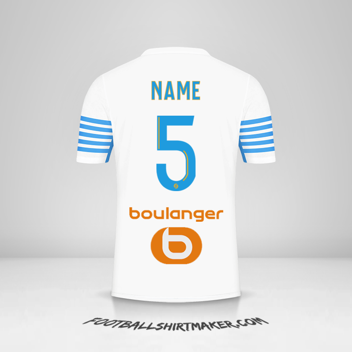 Trikot Olympique de Marseille 2021/2022 -  name - 5