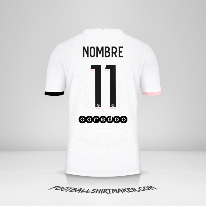 Camiseta Paris Saint Germain 2021/2022 Visita -  nombre - 11