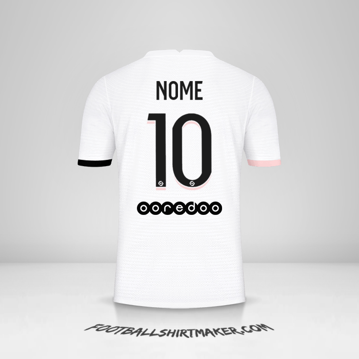 Maglia Paris Saint Germain 2021/2022 Seconda -  nome - 10