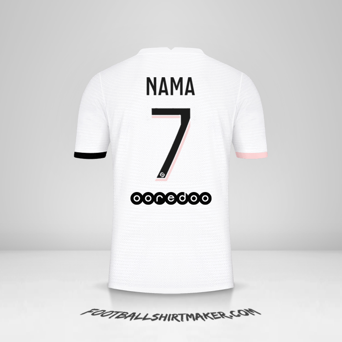 Jersey Paris Saint Germain 2021/2022 Alternatif -  nama - 7