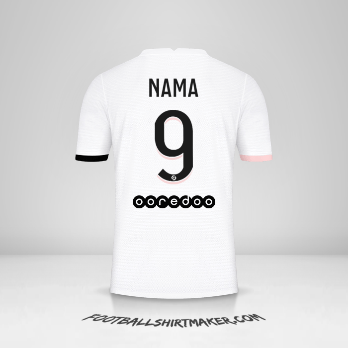 Jersey Paris Saint Germain 2021/2022 Alternatif -  nama - 9