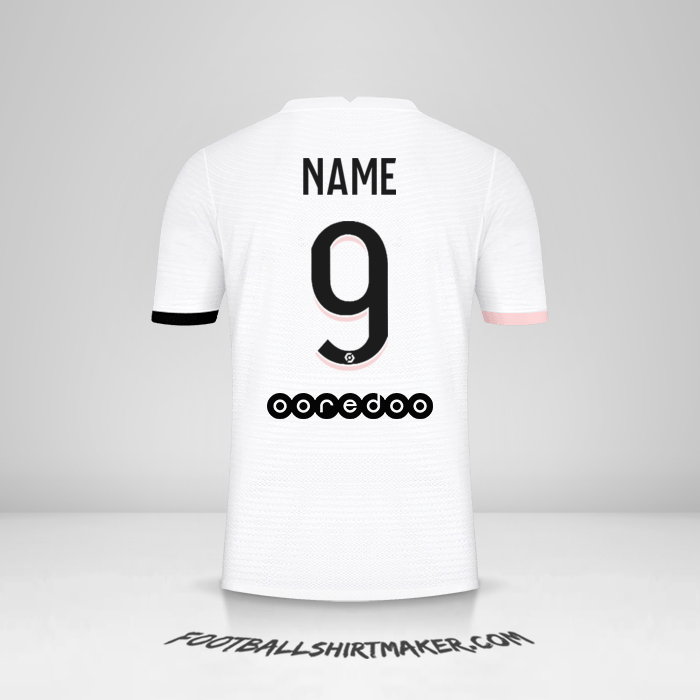 Shirt Paris Saint Germain 2021/2022 Away -  name - 9