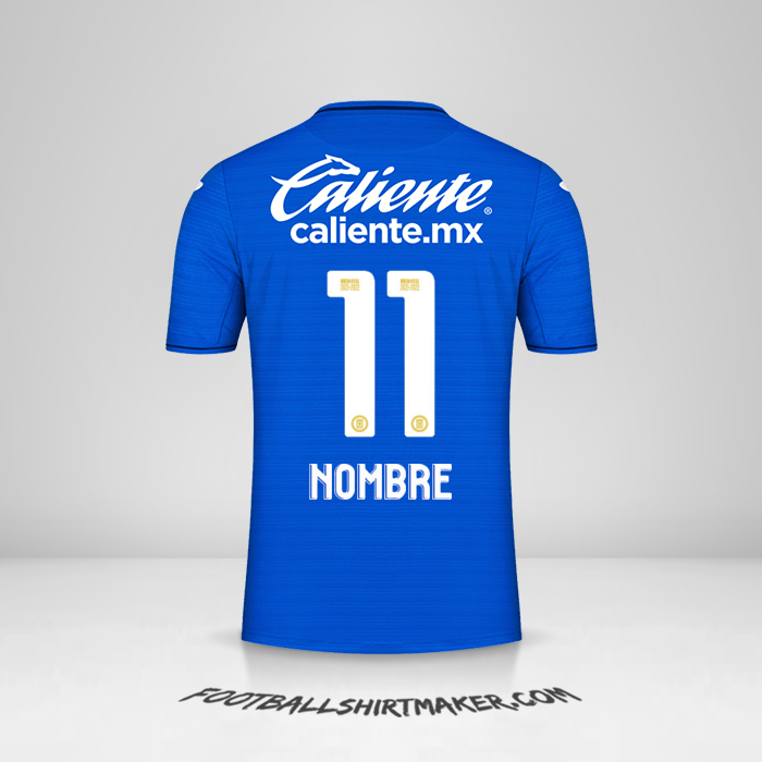 Jersey Cruz Azul 2021/2022 -  nombre - 11