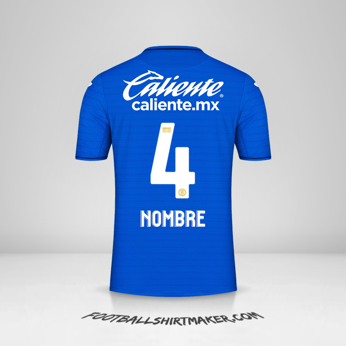 Camiseta Cruz Azul 2021/2022 -  nombre - 4