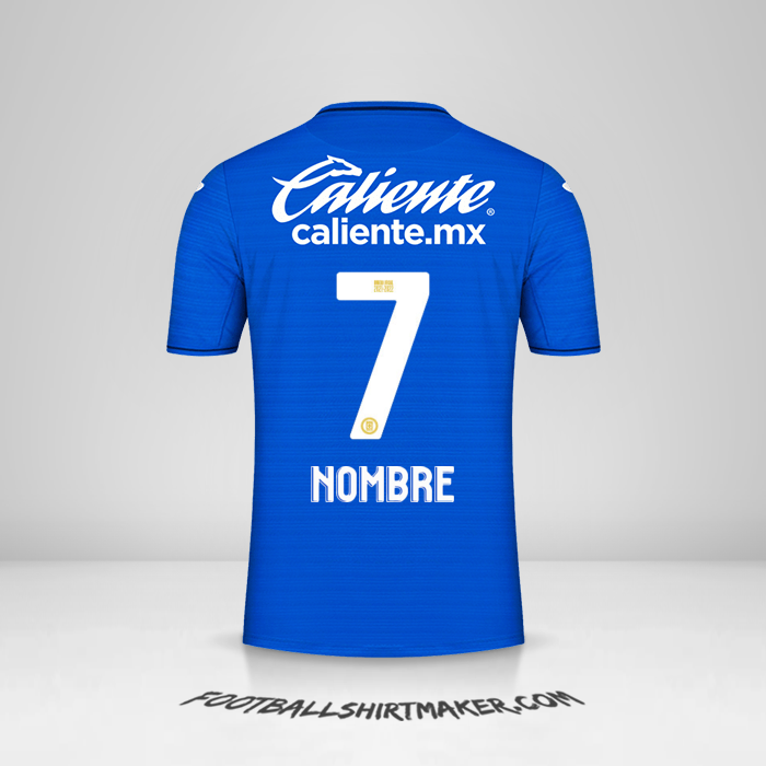Jersey Cruz Azul 2021/2022 -  nombre - 7