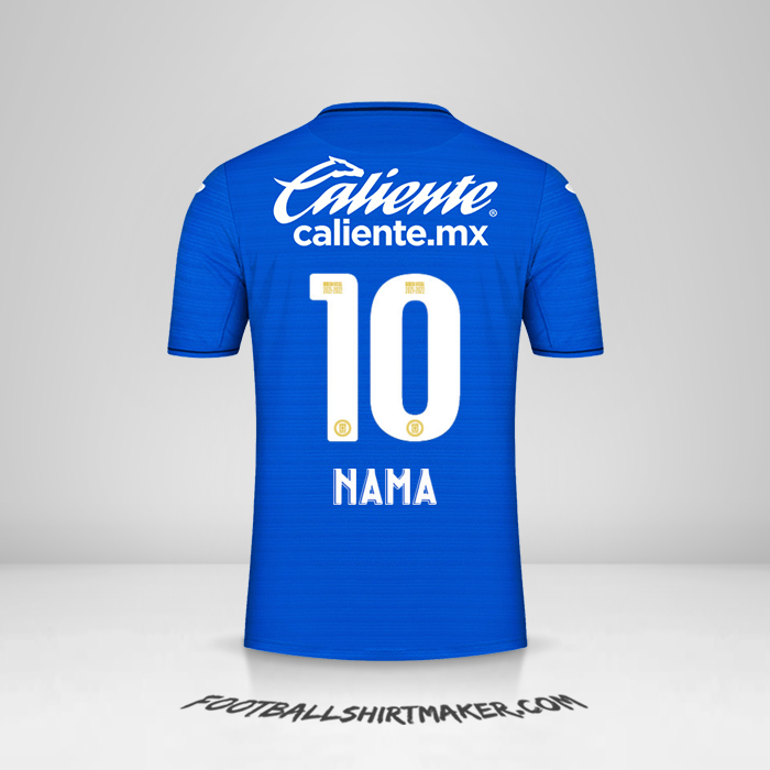 Jersey Cruz Azul 2021/2022 -  nama - 10
