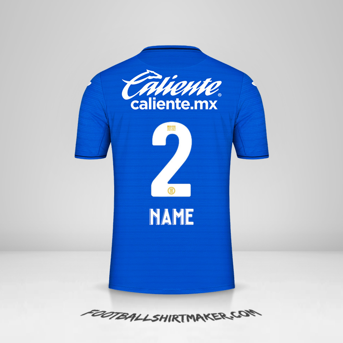 Trikot Cruz Azul 2021/2022 -  name - 2