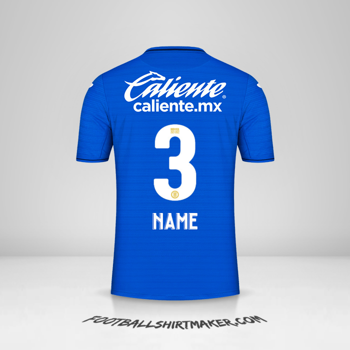 Jersey Cruz Azul 2021/2022 -  name - 3