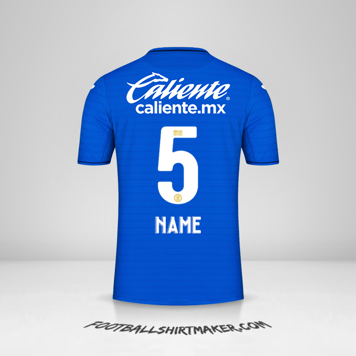 Trikot Cruz Azul 2021/2022 -  name - 5