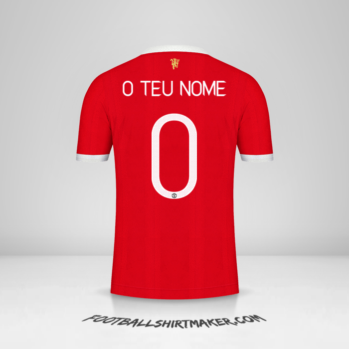 Camisola Manchester United Cup 2021/2022 -  o teu nome - 0