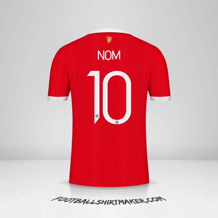 Maillot Manchester United Cup 2021/2022 -  nom - 10