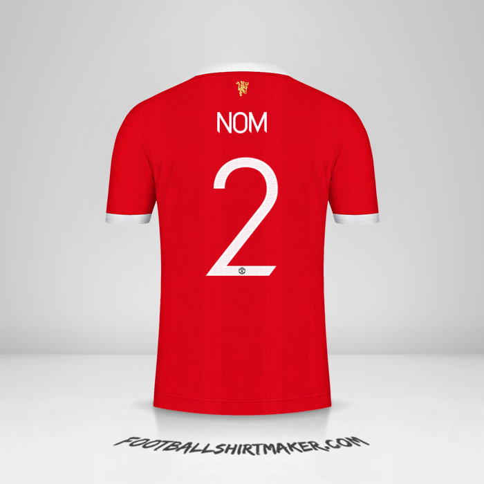 Maillot Manchester United Cup 2021/2022 -  nom - 2