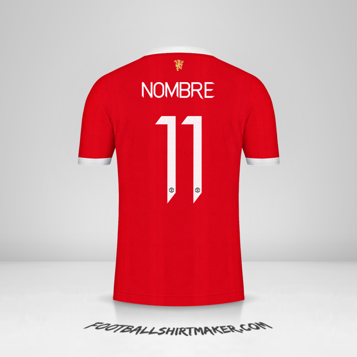Camiseta Manchester United Cup 2021/2022 -  nombre - 11