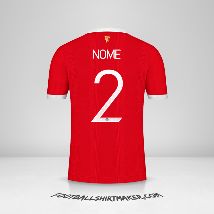 Camisa Manchester United Cup 2021/2022 -  nome - 2