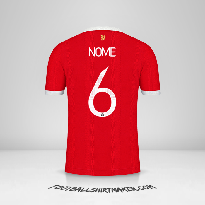 Maglia Manchester United Cup 2021/2022 -  nome - 6