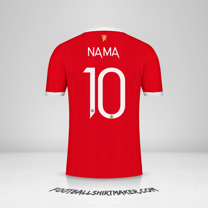 Jersey Manchester United Cup 2021/2022 -  nama - 10