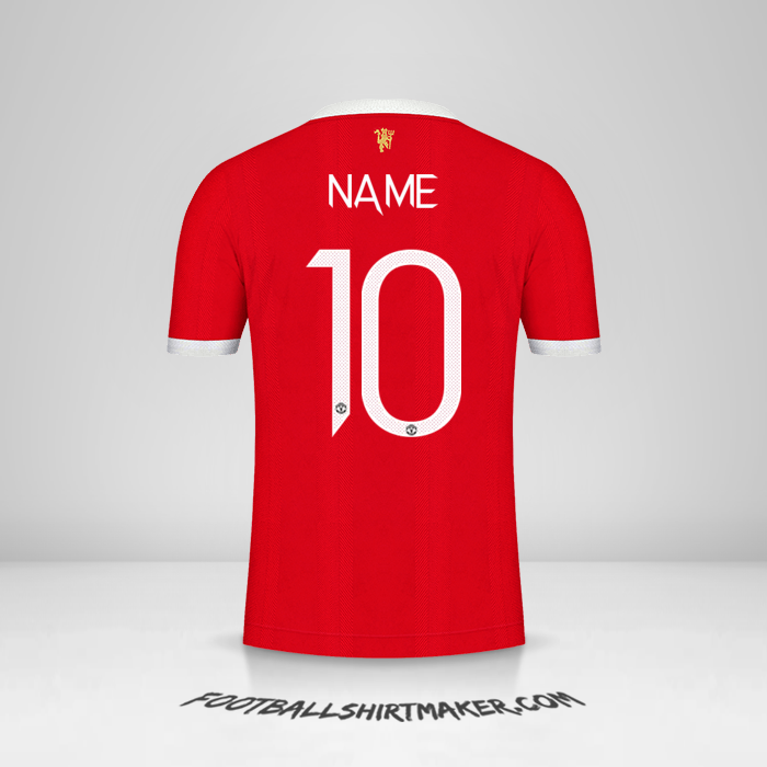 Trikot Manchester United Cup 2021/2022 -  name - 10