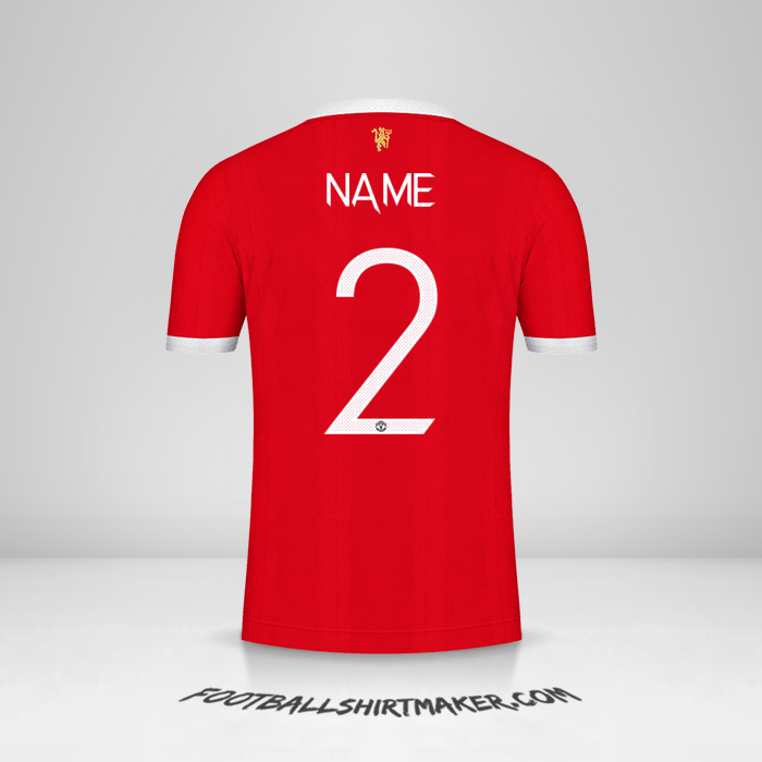 Trikot Manchester United Cup 2021/2022 -  name - 2